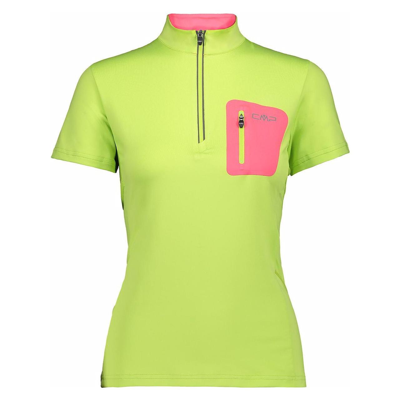 CMP Campagnolo, Damen, Velotrikot, Bike Stretch Funktions Trikot (46), Gelb, 46