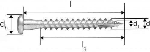 Produktbild Simpson Sst Schrauben (250 Schrauben pro Stück)