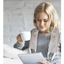 Sensly Halsband mit Keramikkugeln, mikrowellig