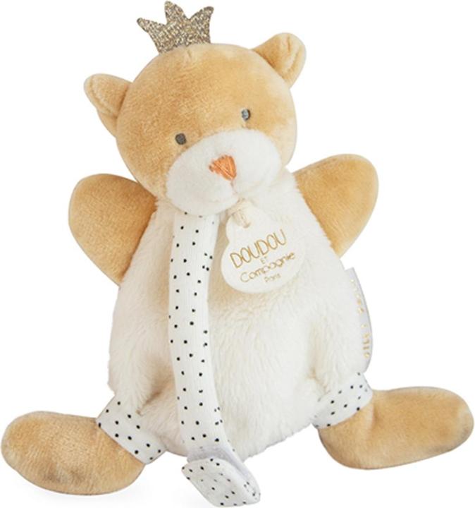 Produktbild Doudou et Compagnie Kleiner Prinz Bär Schmusetuch m.Schnullerkette 15cm
