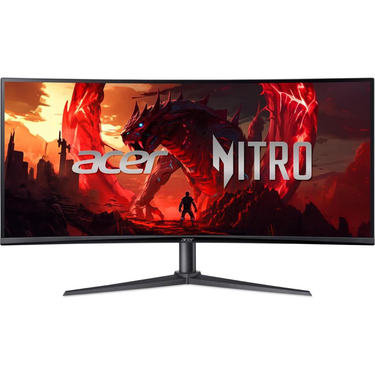 Acer Nitro XZ340CUJ0bmiiphx (3440 x 1440 Pixel, 34"), Monitor, Schwarz