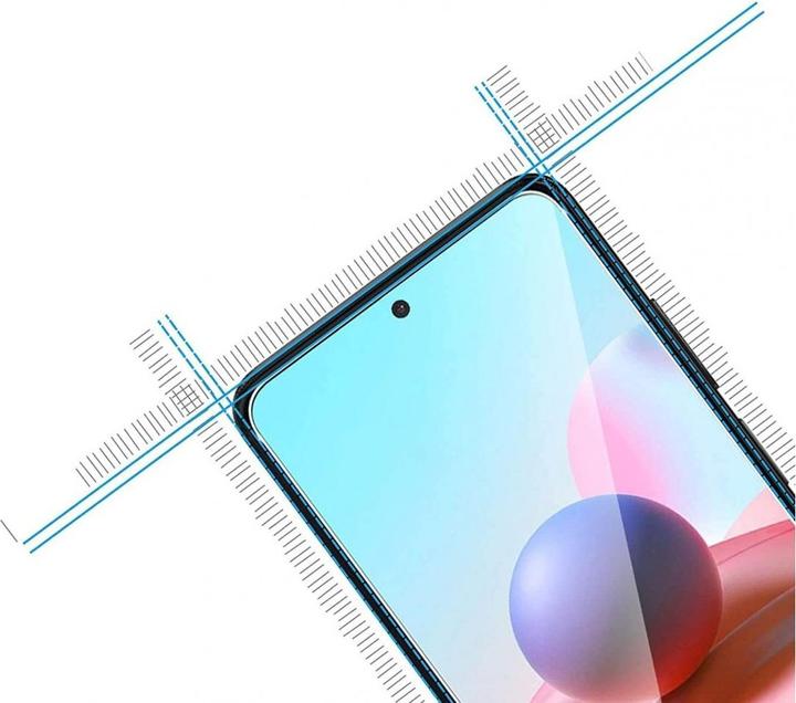 Produktbild Screenguard Xiaomi Redmi Note 10 4G Panzerglas Schutzfolie Case Friendly Design (1 Stk., Xiaomi Redmi Note 10)