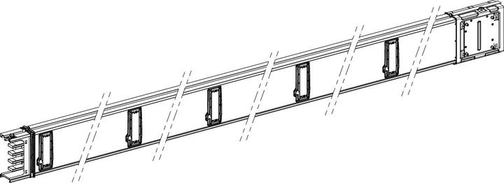 Actual product image Schneider Electric KSA straight element, 160A, 5m, 10outlets KSA160ED45010