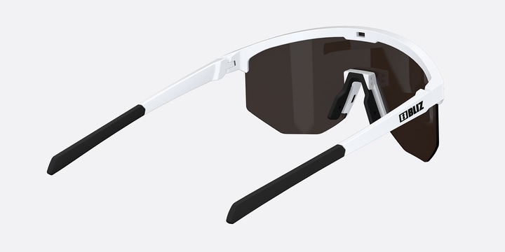 Actual product image Bliz Hero Small (matt white, Brown, Blue)
