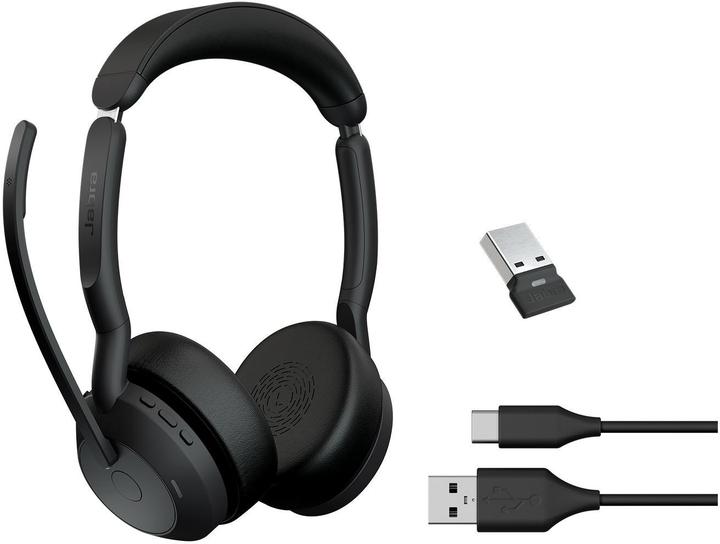 Actual product image Jabra Evolve2 55 UC (Wireless, USB-A)