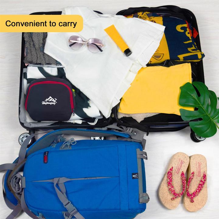 Actual product image Intirilife Foldable backpack in black (36 l)