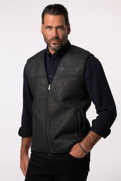 Produktbild JP1880 JP 1880 Lederweste, Lammnappa, Teddyfutter, bis 7 XL (5XL)