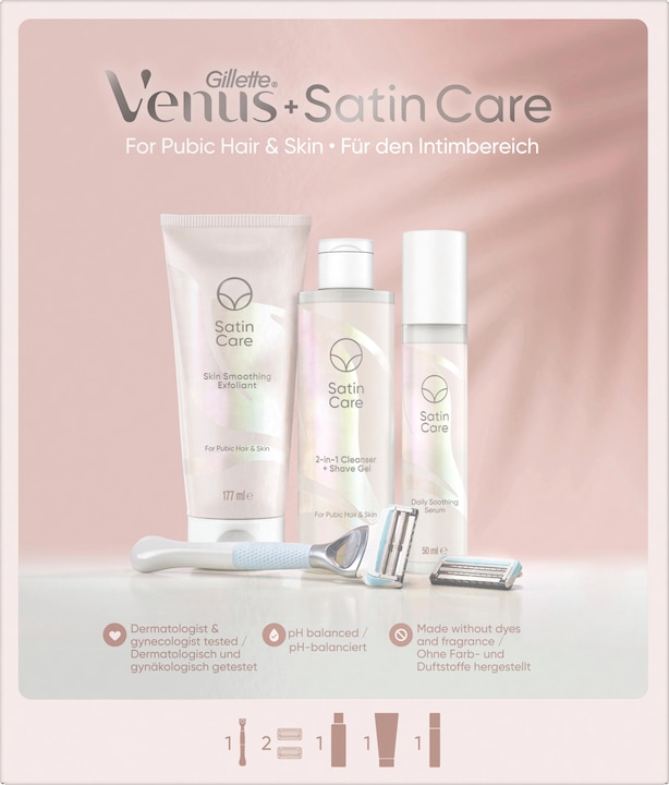 Actual product image Gillette Venus Satin Care Set