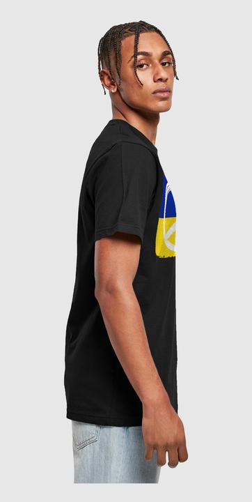 Produktbild Merchcode Peace - Flag Peace Basic T-Shirt Round Neck - 161087 (L)