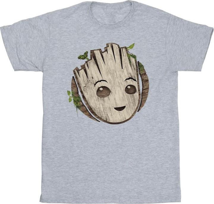 Produktbild I Am Groot Wooden Head TShirt (3XL)