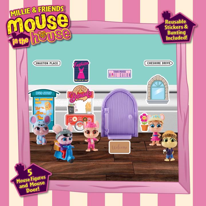 Actual product image Character MOUSE IN THE HOUSE - MOUSE 5 PACK ASS CDU (07706)
