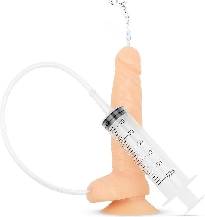 Actual product image Easytoys Squirting Dildo with syringe