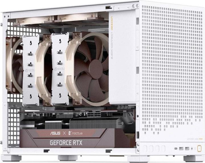 Image du produit Jonsbo D32 PRO Mesh PC-Gehäuse, Mini-Gehäuse, mATX - weiss (mATX, Mini-ITX)