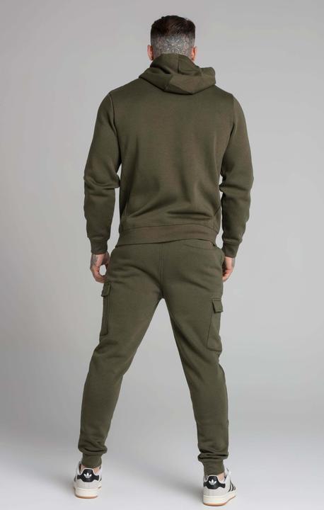 Immagine prodotto Siksilk Felpa con cappuccio Khaki Essential Zip Through Funnel Hoodie (S)