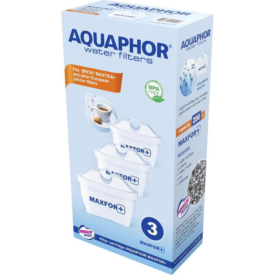 Thumbnail - Aquaphor Filterpatrone B100-25 Maxfor x 3, Wasserfilter, Weiss