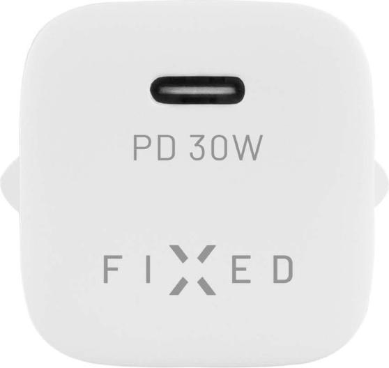 Image du produit Fixed Mini chargeur de voyage USB-C 30W, blanc (30 W, 1 portion)