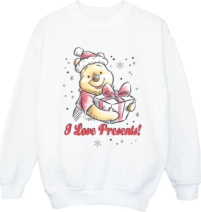 Disney Winnie The Pooh Love Presents Sweatshirt Mädchen (140, 146)