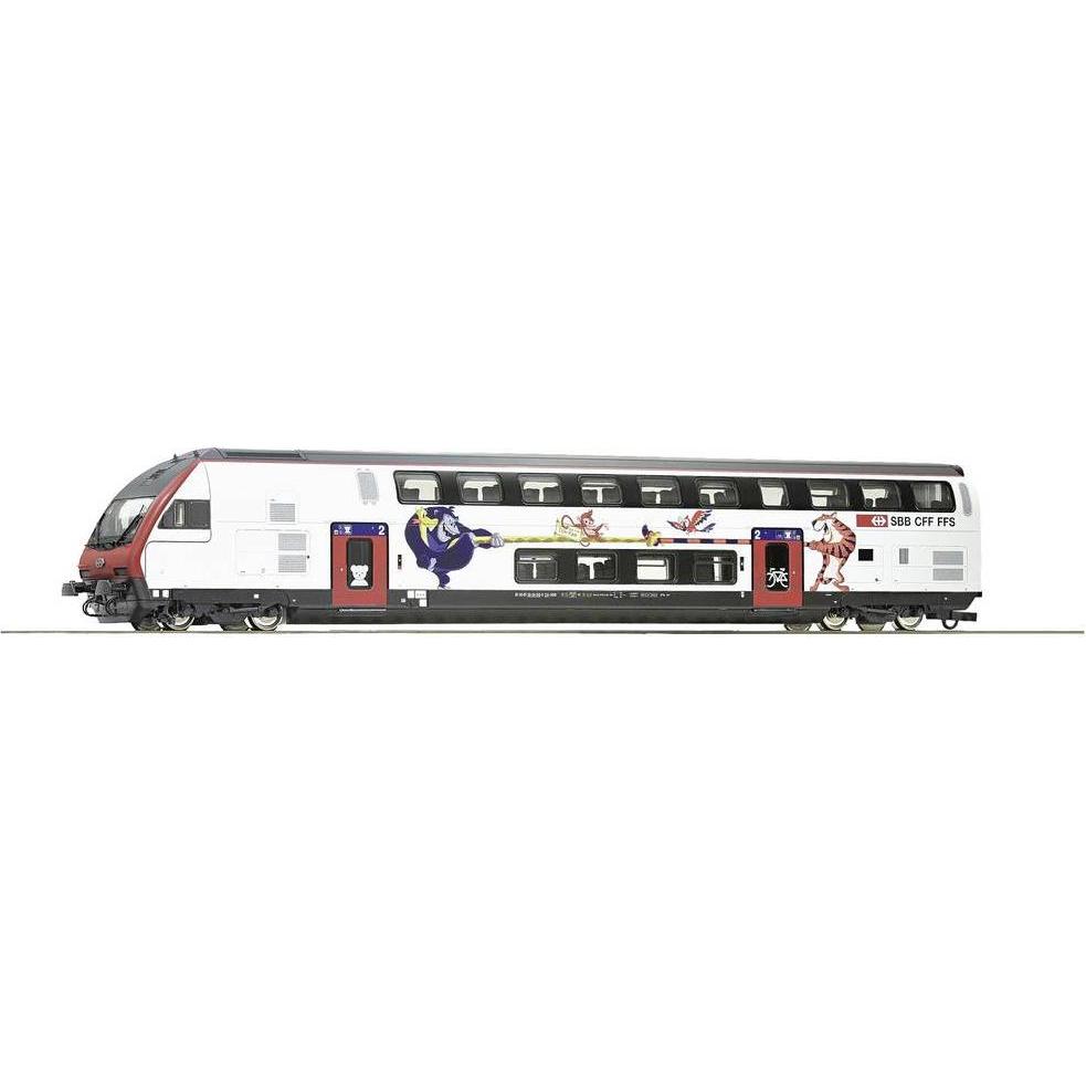 Thumbnail - Roco 74718 Doppelstock-Steuerwagen der SBB 2. Klasse, Typ Bt IC2020 (DCC) (Spur H0)