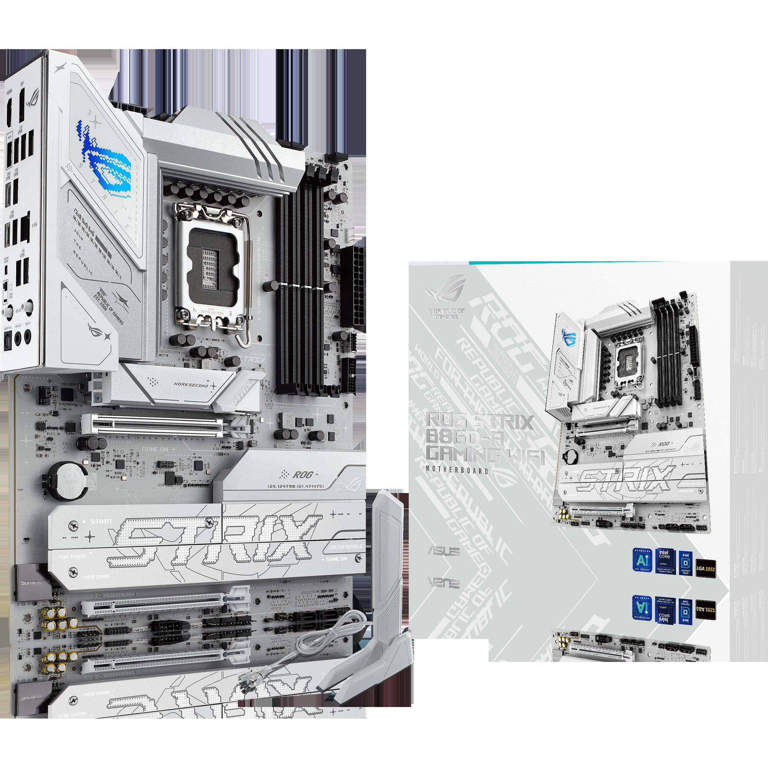 ASUS ROG STRIX B860-A GAMING WIFI (LGA 1851, Intel B860, ATX), Mainboard