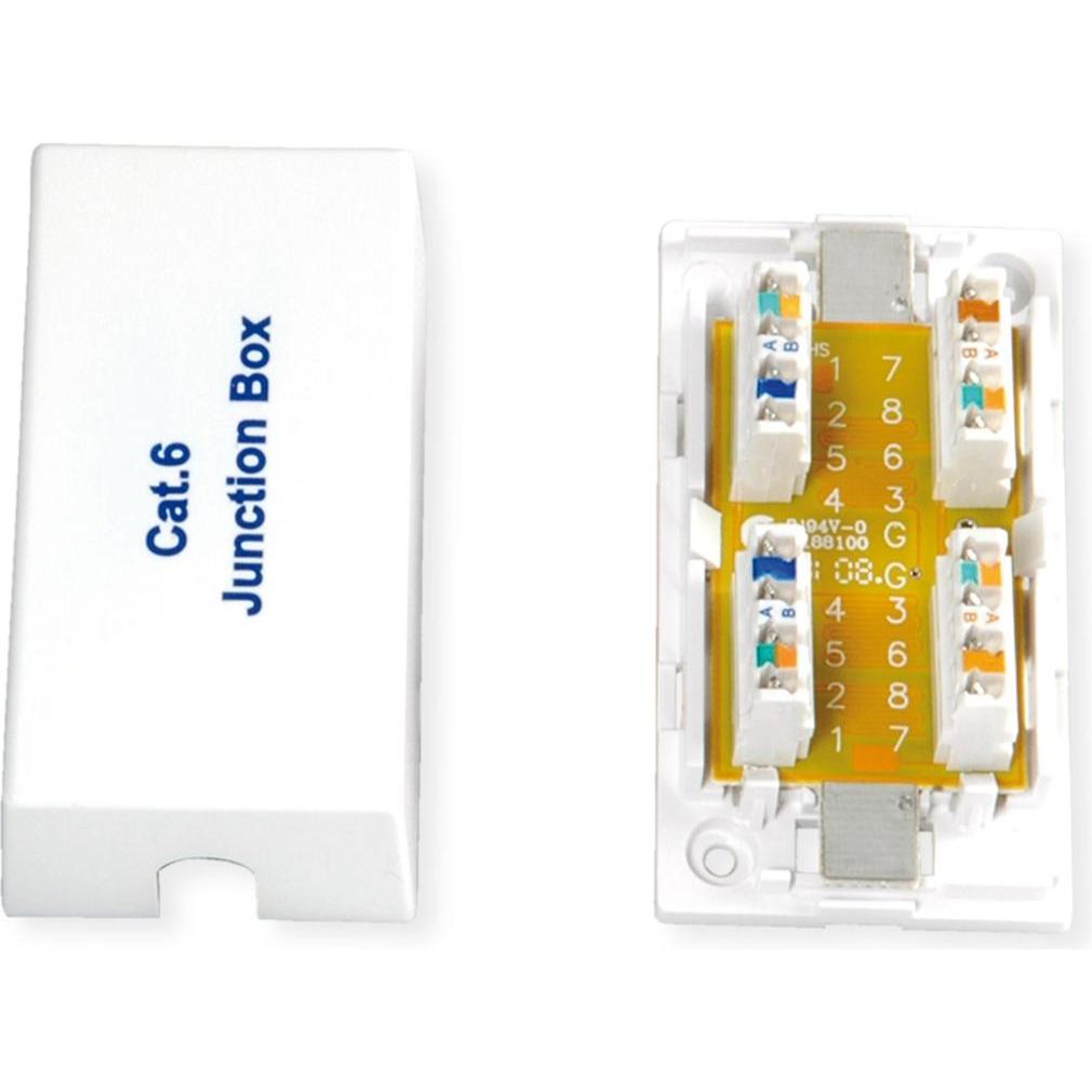 Secomp ROLINE Junction Box UTP (UTP, CAT6, 0.06 m), Netzwerkkabel