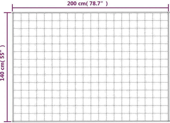 Produktbild vidaXL Gewichtsdecke (200 x 140 cm)