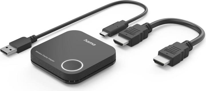 Productafbeelding Hama Wireless-Display-Adapter, HDMI™, Full-HD 1080p, inkl. Kabel (HDMI, USB Type-C)