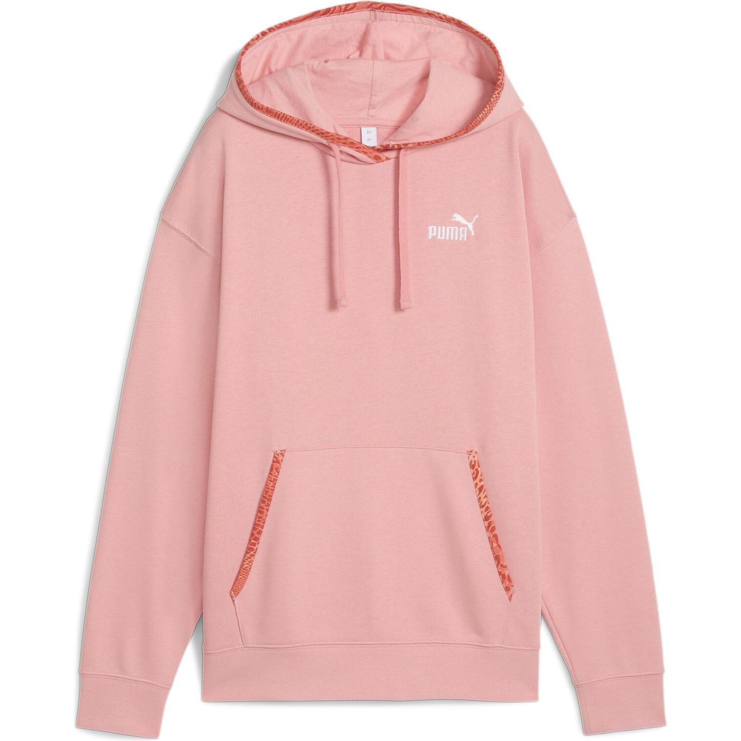 Puma, Herren, Pullover, ESS GRAPHIC ANIMAL Comfort Hoodie, Pink, (XL)