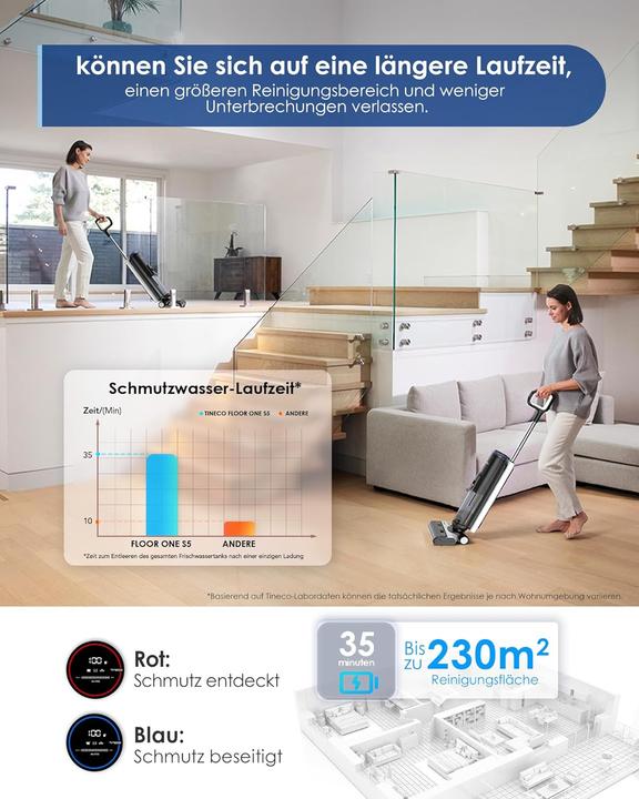 Produktbild Tineco Floor One S 5 (Saugen + Wischen)