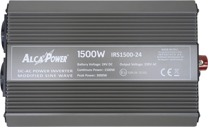 Actual product image President AlcaPower voltage inverter from 1500W 24V-230V, modified sine wave, USB connection