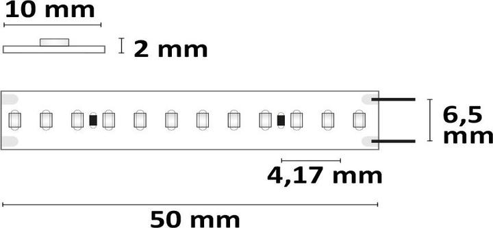 Produktbild Isoled LED CRI930 Linear 48V Flexband, 13W, IP20, 2700K, 20m Rolle, 240 LED/m (2000 cm)
