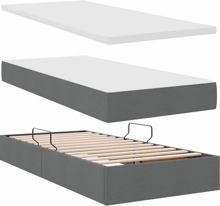 Produktbild vidaXL Bettmatratze mit Stauraum (Schaumstoffkern, 200 x 200 cm)