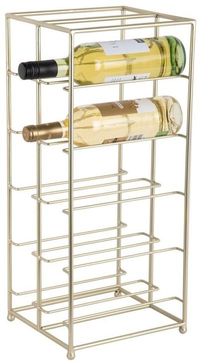 present time Weinregal Duo Floor 57 x 25 cm, Gold (Porte-bouteilles de vin)