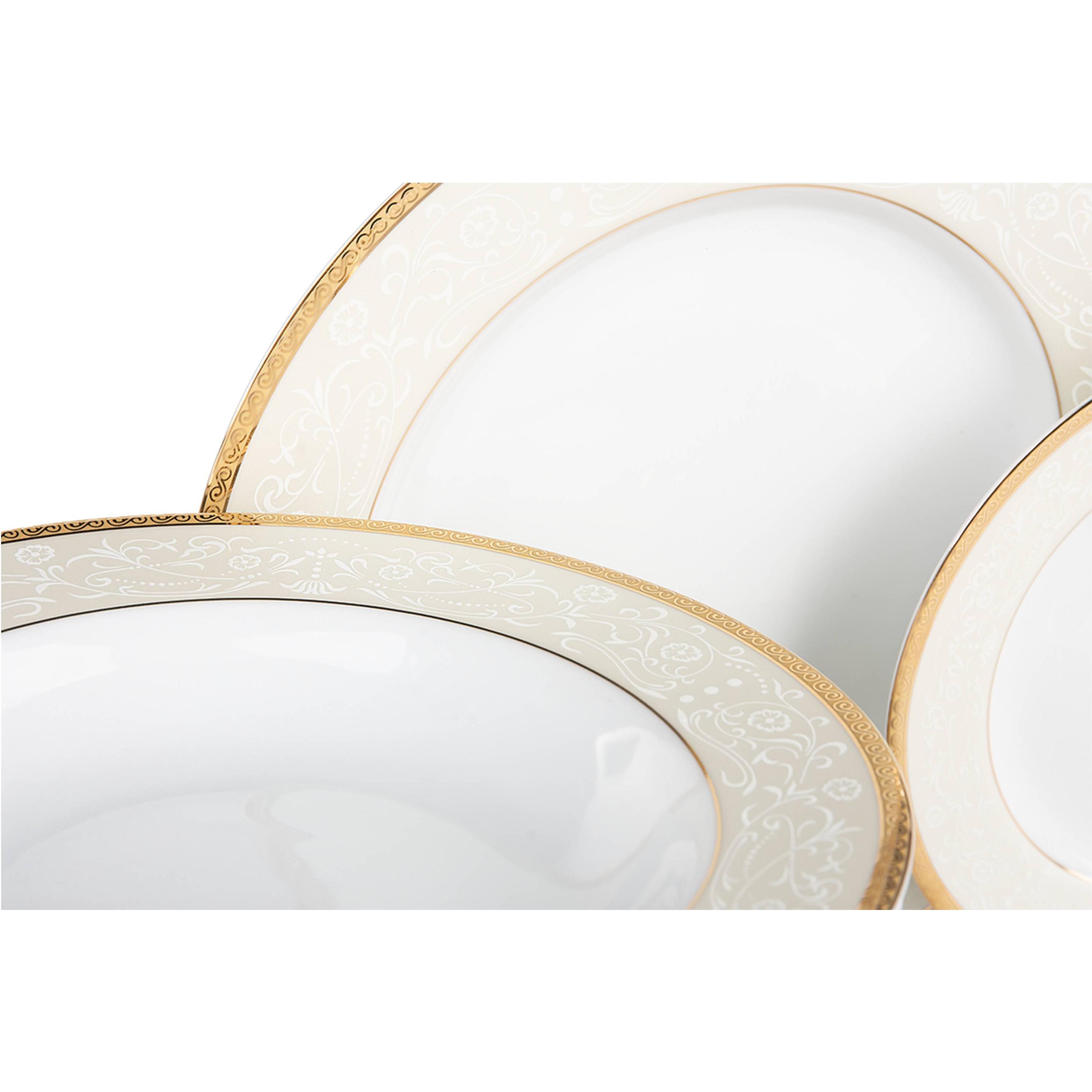 Thumbnail - Konsimo, Geschirrset, Agawa Gold (18 Stück)