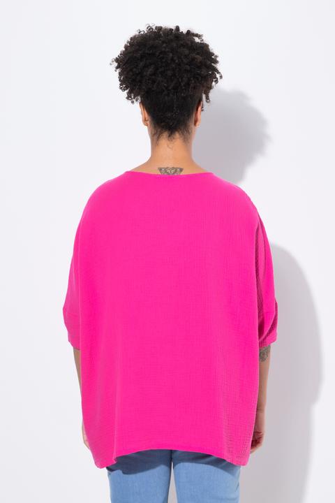 Actual product image Miamoda Bluse, oversized, Musselin, 3/4-Ärmel (46, 48)
