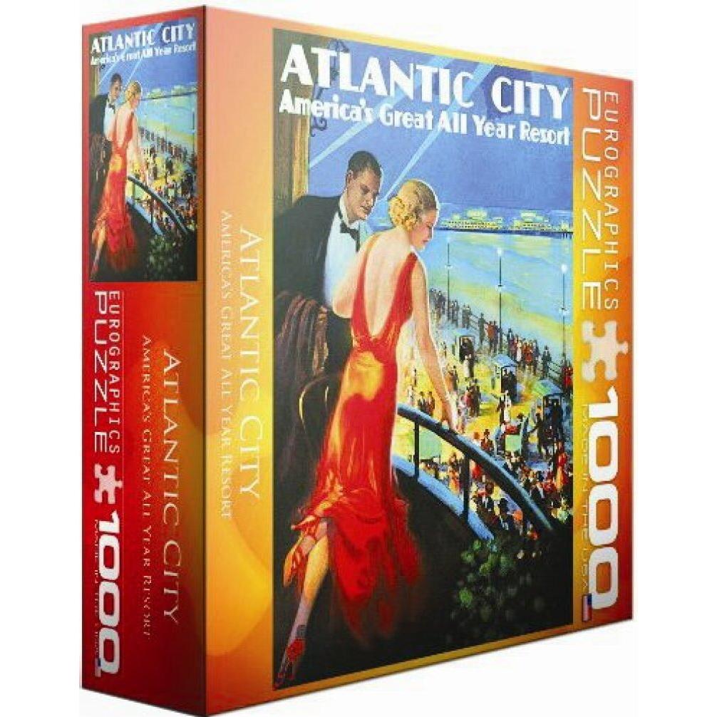 Eurographics Puzzle Poster: Atlantic City 1000 Stück (1000 Teile)