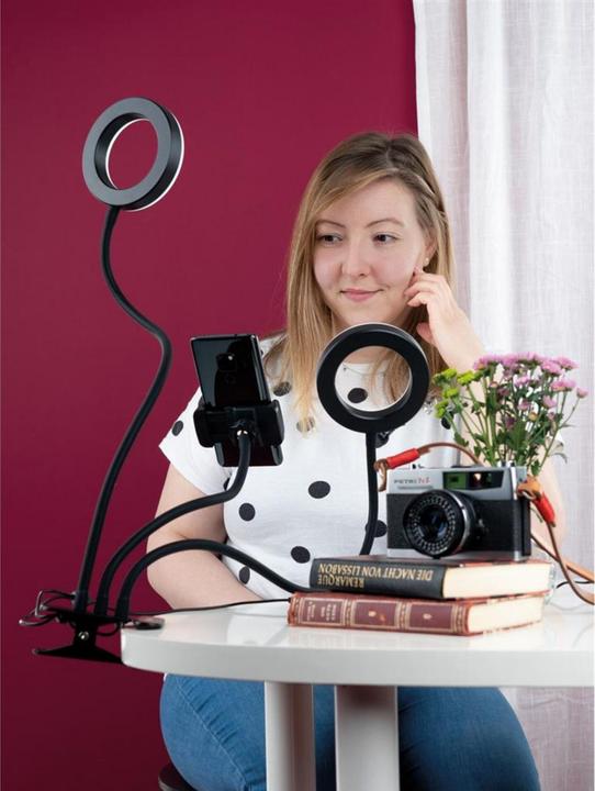 Produktbild Dörr Videoleuchte 2-er Ringlicht SLR-12 Bi-Color (Ringleuchte)