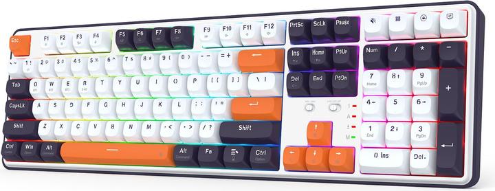 Actual product image Redragon K689WBO-RGB-PRO Wyvern (Eng. Int., Cable, Wireless)