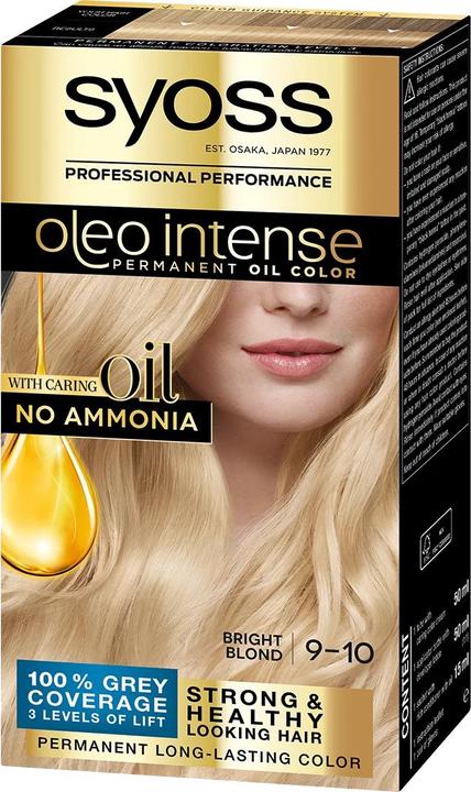Syoss OLIO INTENSE tinte sin amoniaco #9.10-rubio luminoso 5 pz (9-10)