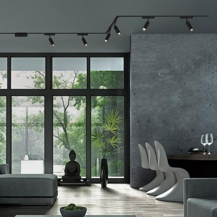 Actual product image Briloner Luxtrail 48V Schienensystem, Set, 5m, Schwarz, 8xLED/5W