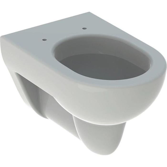 Geberit, Toilette + Bidet, Wand-Tiefspül-WC RENOVA mit Spülrand pergamon
