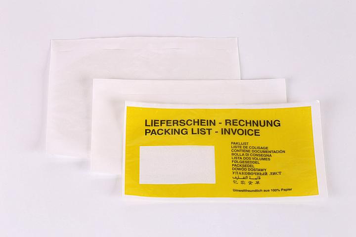 Docufix Dokumententasche Graspapier (130 x 240 mm, 1000 Stk.)