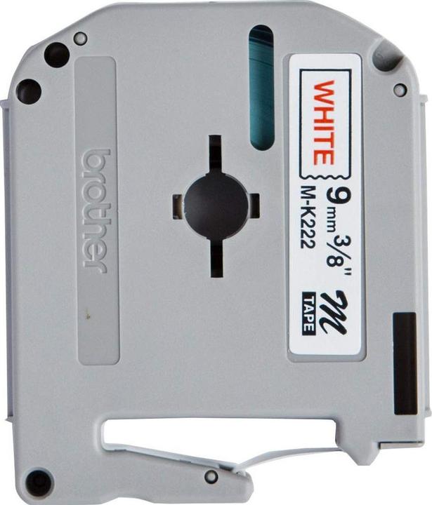 Actual product image Brother M-K222bz (0.90 cm, White, Red)