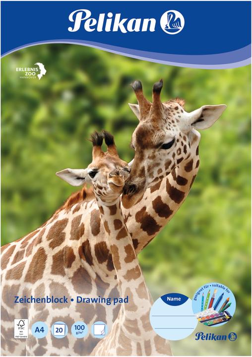 Produktbild Pelikan Zeichenblock (A4, Blanko)