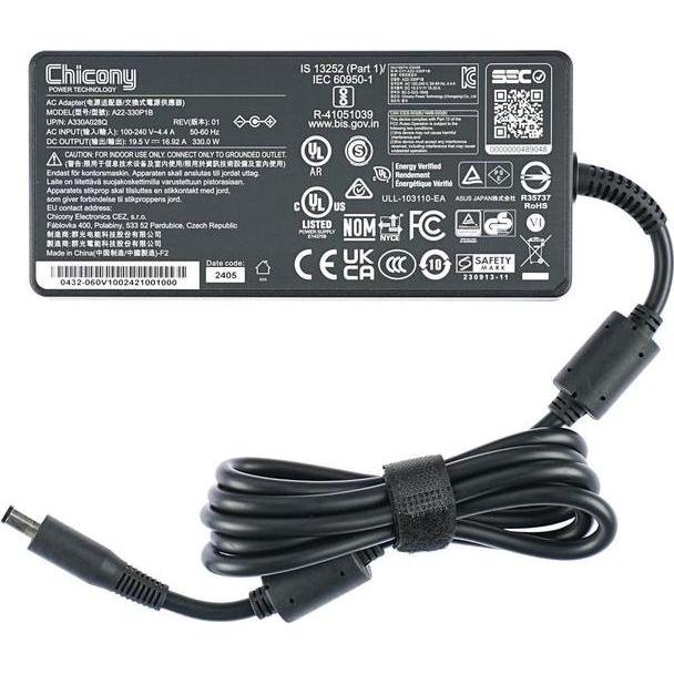 ASUS AC Adapter 330W 19.5V C14 180D 7.4P B, Notebook Netzteil