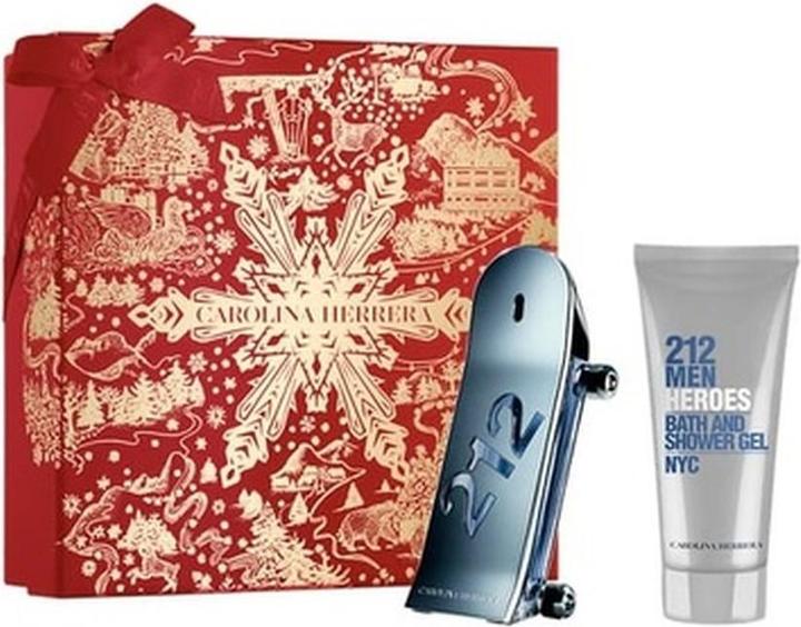 Carolina Herrera 212 Heroes Eau De Toilette Spray 90ml und Duschgel 100ml