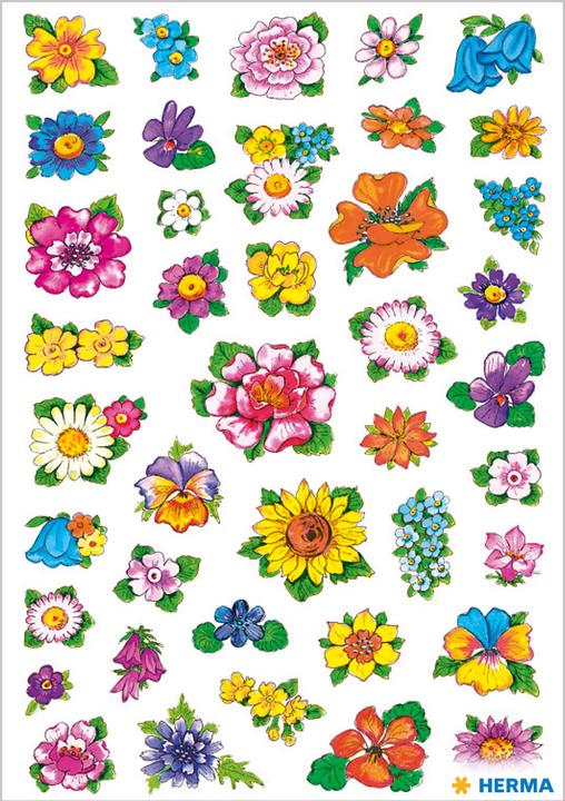 Produktbild HERMA Sticker Blumen