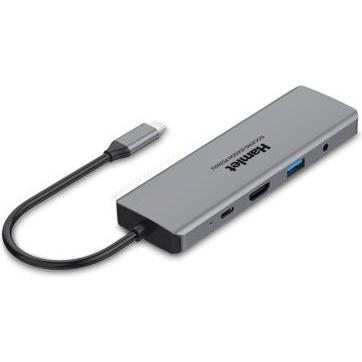 Thumbnail - Hamlet HDKC-PD200U Portreplikator und Dockingstation für Notebooks Verkabelter USB 3.2 Gen 1 (3.1 Ge (USB-C), Dockingsta...