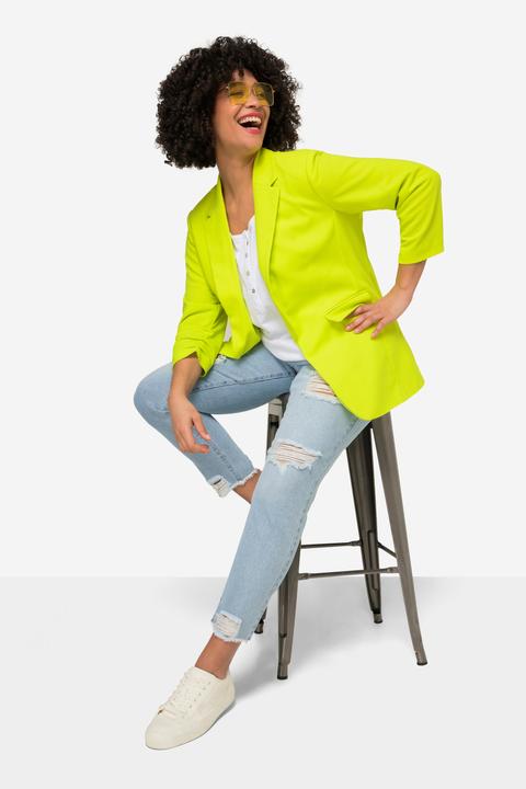 Produktbild Angel of Style Blazer, offene Form, Reverskragen, Langarm (48)