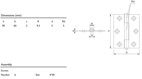 Produktbild Charmag Scharniere