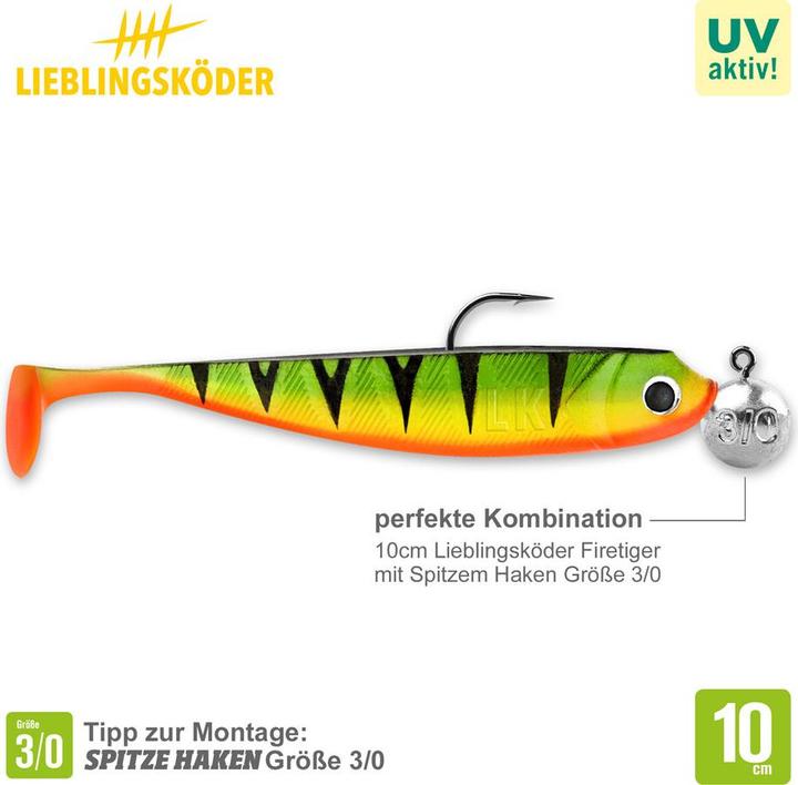Produktbild Lieblingsköder Firetiger (10 cm)